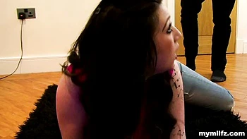 Big-boobed brunette Harmony Reigns is jumping on a huge cock