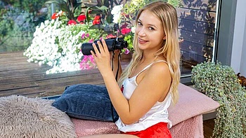 Beautiful masturbation session with a gorgeous blonde Cherry Blossom