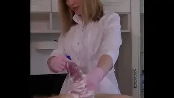 Cumshot Compilation during depilation and intimate haircut at the Russian master SugarNadya