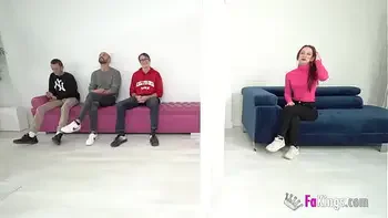 BLIND DATES are back! She'll have to choose a guy, but ends up fucking two