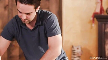 Sweet shaved pussy anal fuck with a hot girlfriend Paige Owens