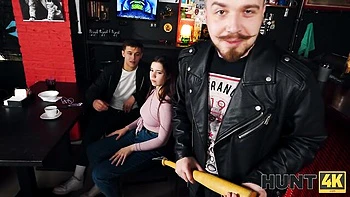 An awesome missionary pose anal fuck with a hot blonde Sara Bork