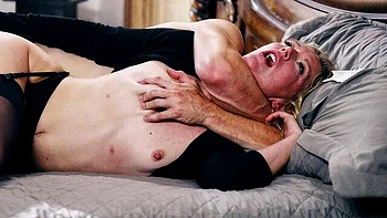 Good hard night fuck with a long-legged busty blonde Mona Wales