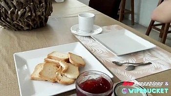 Busty babe with nice ass Gia Barby rammed in her lovely poses