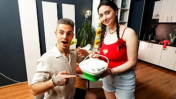 Gorgeous brunette Willy Regal is enjoying jumping on a big cock