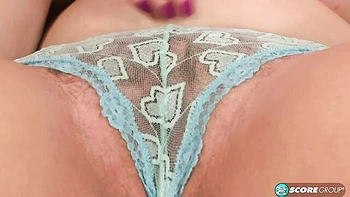 Hard solo masturbation with a big-boobed BBW chick Sarah Rae