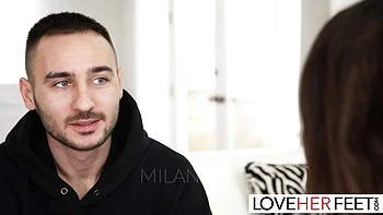 Interracial video with hot Jezabel Vessir from Love Her Feet