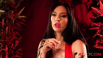 Captivating Misha Montana - tattoos action - AltErotic