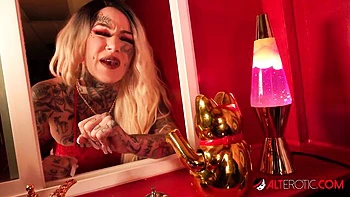 Provocative River Dawn Ink and Evilyn Ink's tattooed scene