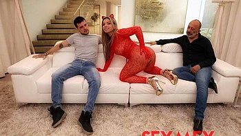 Salacious Malena Doll's big tits scene