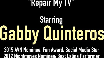 Watch fine-looking Gabby Quinteros's smut