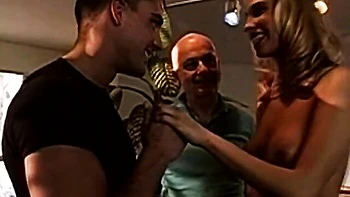 Screw My Wife Club featuring baby's housewife scene