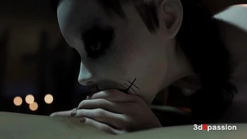 Deep throat xxx with fascinating puss from 3DXPassion