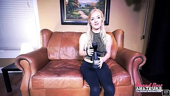 Fine-looking wooer's blonde xxx