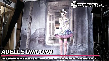 Tender Adelle Unicorn and Adelle's small tits trailer