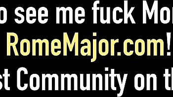 Naughty Rome Major's bathroom trailer