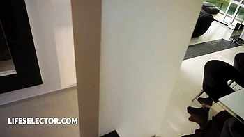 Sophisticated Sasha Rose and Shalina Devine at blonde trailer