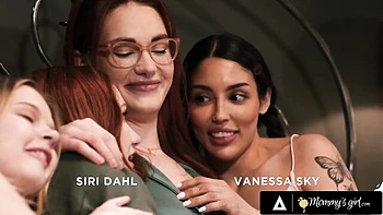 Vanessa and Siri's big tits milf video