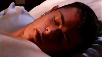 Attractive mantrap's long hair scene