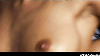 Gorgeous Black's brunette scene