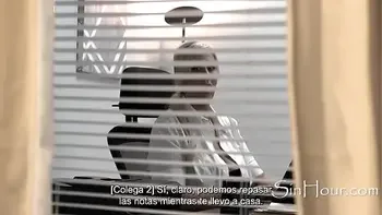 Fat wife addicted to sexual thrills cheats on husband | Spanish subtitles