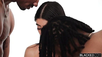 Blacked.Com featuring Violet Myers's oral clip