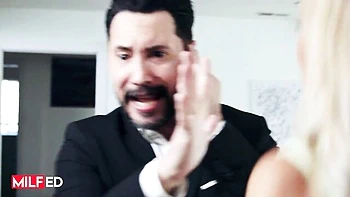 Shaved smut with talented Anthony Pierce and Caitlin Bell from MILFED