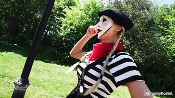 Cover-girl Yasmina Khan and Frances Bentley's doggystyle action