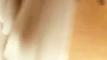 Skinny brunette MILF sucks and fucks a big cock