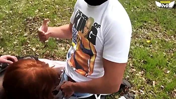 Red head gangbang: Blowjob, Doggy  Cowgirl Porn