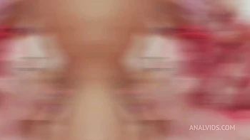 Full anal destruction. white girl latina. 4vs1.