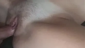 TEEN PUSSY CLOSE UP, white pussy juice appears on dick, ProgrammersWife