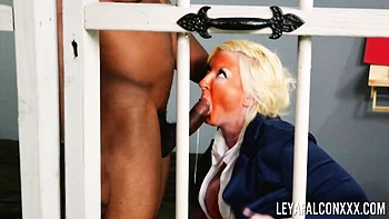 Incomparable Leya Falcon at blowjob smut