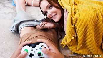 Sweetheart redhead Chloe Foxxe is enjoying hard fuck with Elly Clutch