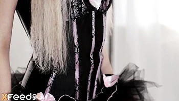 Excellent Olivia Grace's small tits dirt