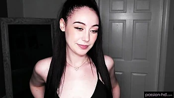 First-class teen with trimmed pussy Dolly Paige impaled by long dick