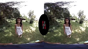 Kate outdoor sex: Blowjob, Doggy  Cowgirl VR Porn