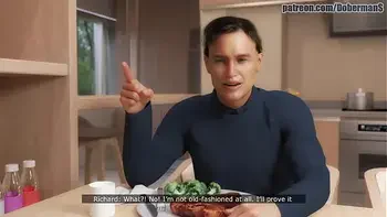 Hot MILF drained her stepson's balls