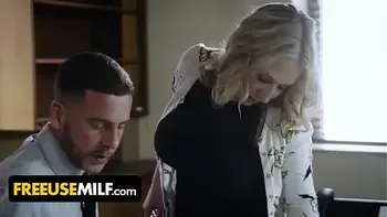 FreeUse Milf - Submissive Milfs With Huge Tits Bend Over The Desk For Their Boss To Pound Them