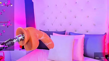 Independent Teen brunette girl toying pussy outdoor