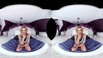 Blonde ride ft. Cherry Kiss: Blowjob, Cowgirl  Missonary VR Porn