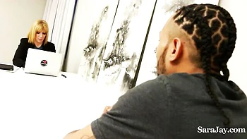 Ideal Sara Jay and Macana Man at sucking dick video