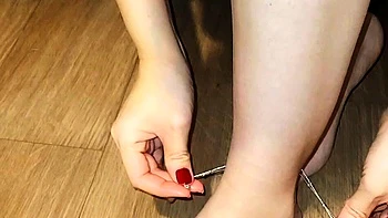 Black Amateur Explore Hot Foot Fetish