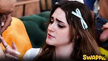 Good foursome action with two dolls Lilibet Saunders and Archer Ali