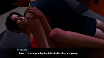 The Morning, I Was Lying In Bed, And Mina Bai Came And Sucked My Dick, Then I Fucked Her