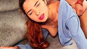 I Help A Young Guy To Get His Hard Shlong Down And Make Him Cum On My Tits