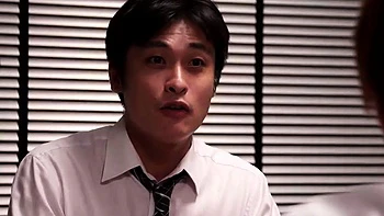 Small titted asian beauty giving blowjob