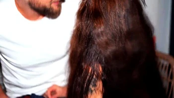 Small titted babe gives awesome blowjob