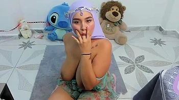 Girs masturbation dildo1: Amateur, Solo  Squirt Porn