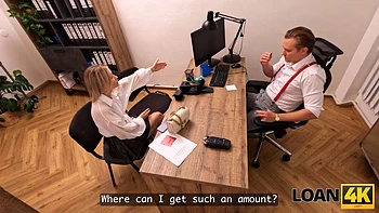 LOAN4K. Tight Pussy Instead Of Money ft. Stanley Johnson: Blowjob, Doggy  Cowgirl Porn